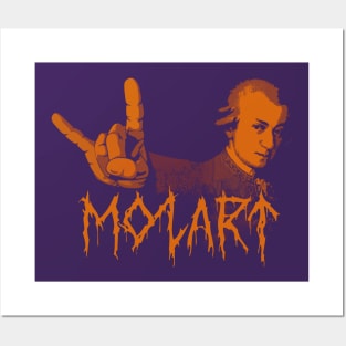 Mozart is Metal Posters and Art